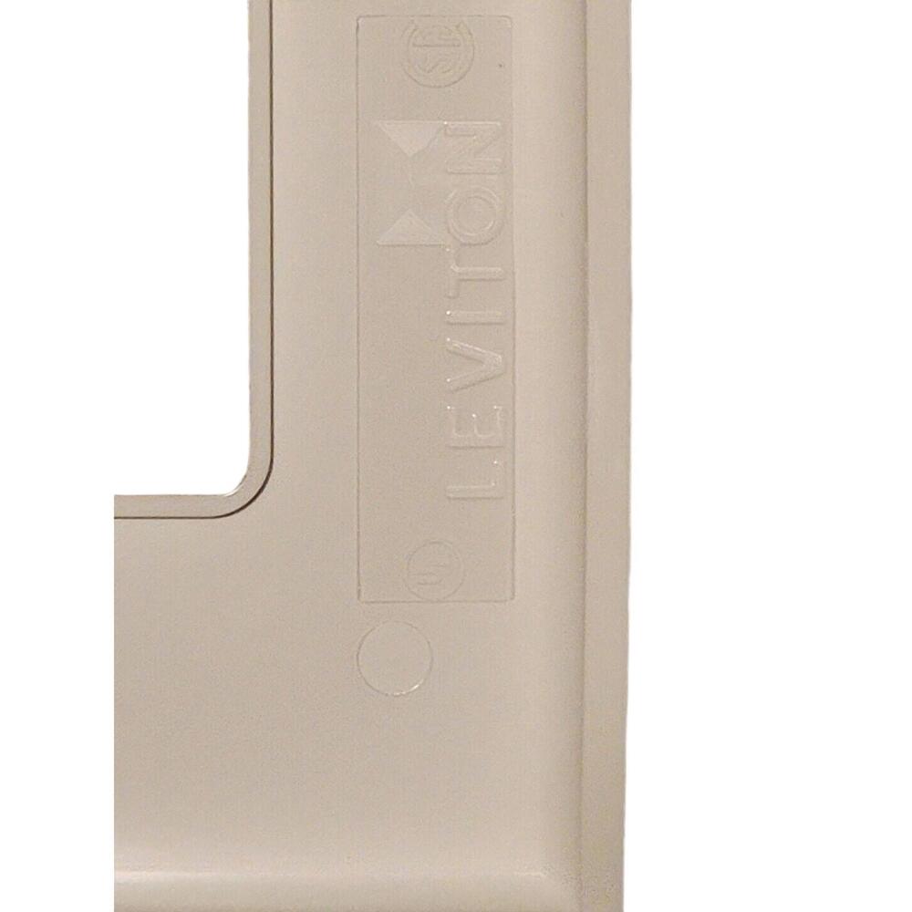 Leviton 3/8 Unbreakable 1-Gang Rocker Wall Plate - White (Used) - Picture 3 of 3